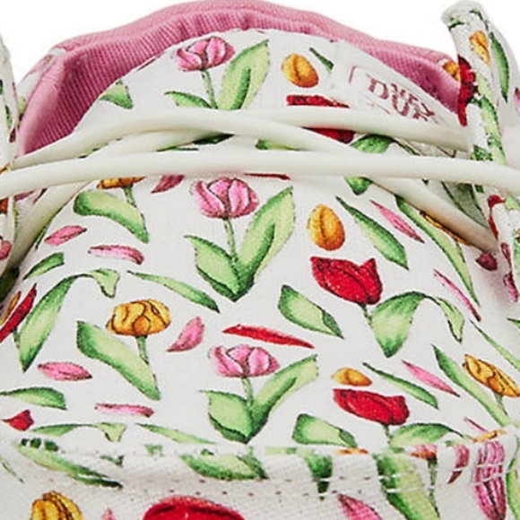 HEYDUDE Wendy Tulip Bouquet Shoes - Unisex Adult Slip-Ons With Removable Insole, Lightweight & Travel Ready